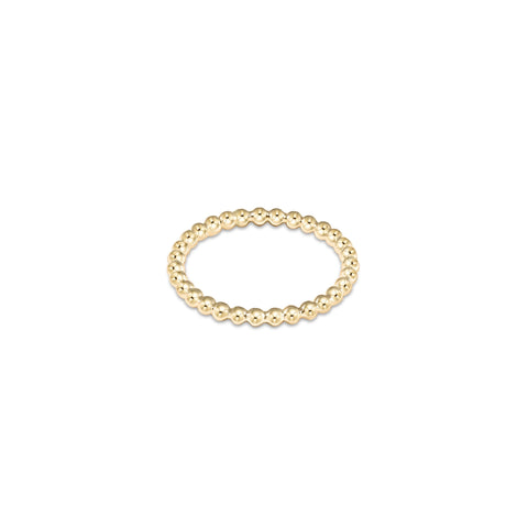 RINGS-CLASSIC GOLD 2MM BEAD
