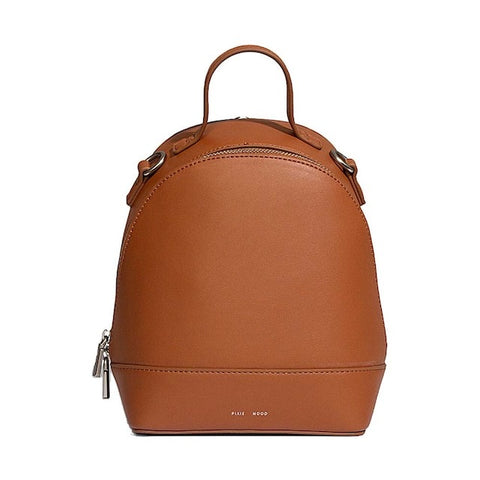 CORA SMALL BACKPACK-COGNAC