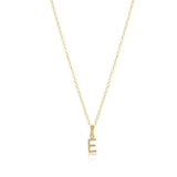 16"NECKLACE GOLD-RESPECT CHARM