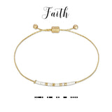 DOT & DASH BRACELET-FAITH