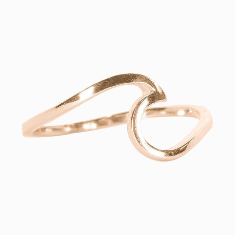 RINGS-WAVE ROSE GOLD