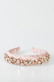 HEADBAND-PHOEBE CRYSTAL-PINK