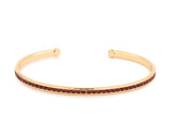 BRACELET-BIRTHSTONE-CUFF GOLD