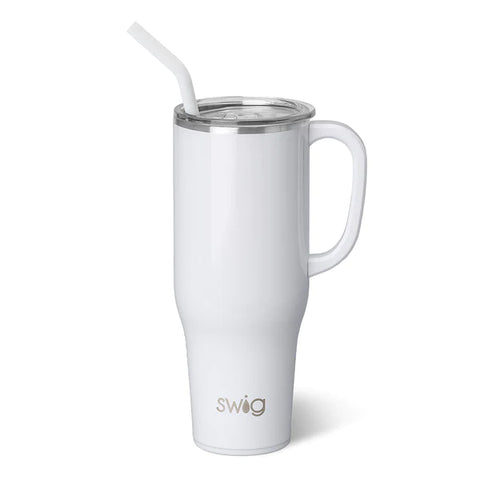 SWIG 40OZ MEGA MUG-DIAMOND WHITE