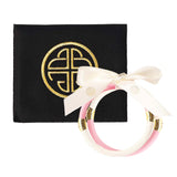 BUDHAGIRL BANGLE-SET OF 2-YIN YANG-PINK/IVORY