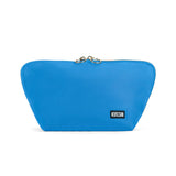 SIGNATURE MAKEUP BAG- ELECTRIC BLUE/PINK