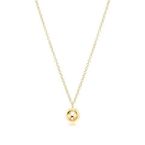 16"NECK GOLD--CLARITY CHARM