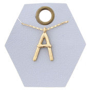 SAY MY NAME INITIAL NECKLACE 16"