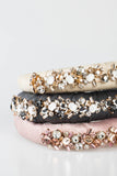 HEADBAND-PHOEBE CRYSTAL-PINK