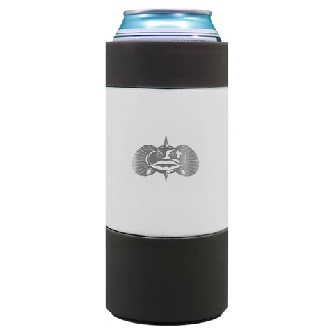 TOADFISH-NON TIPPING SLIM CAN COOLER -WHITE