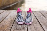BUOY BOOT-KIDS-PINK CHEETAH