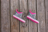 BUOY BOOT-KIDS-PINK CHEETAH