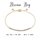 DOT & DASH BRACLET-DREAM BIG