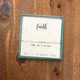 DOT & DASH BRACELET-FAITH