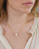 NECKLACE-PEARL FRESHWATER 16" W 2" EXTENDER