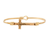 FOREVER FAITH BANGLE BRASS-SMALL