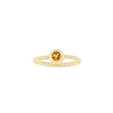 BIRTHSTONES RINGS GOLD-NOVEMBER