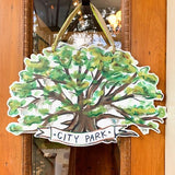 DOOR HANGER-CITY PARK OAK TREE