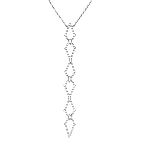 NECKLACE-SOUTHERN CHARM LARIAT SILVER