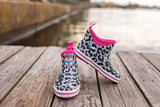 BUOY BOOT-KIDS-PINK CHEETAH