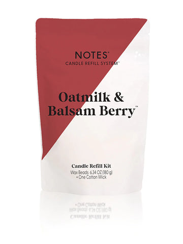 CANDLE REFILL KIT OATMILK & BALSAM BERRY