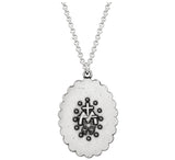 NECKLACE-CRYSTAL MIRACULOUS IN OMBRE SILVER