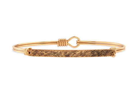 SIDNEY BRUSHED BRASS BRACELET