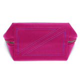 VACATIONER  MAKEUP BAG-ELECTRIC PINK/TEAL