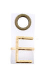 SAY MY NAME ADJUSTABLE RING INITIAL GOLD