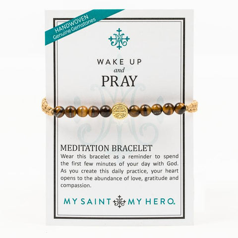 WAKE UP AND PRAY-CREAM-TIGERS EYE-GOLD